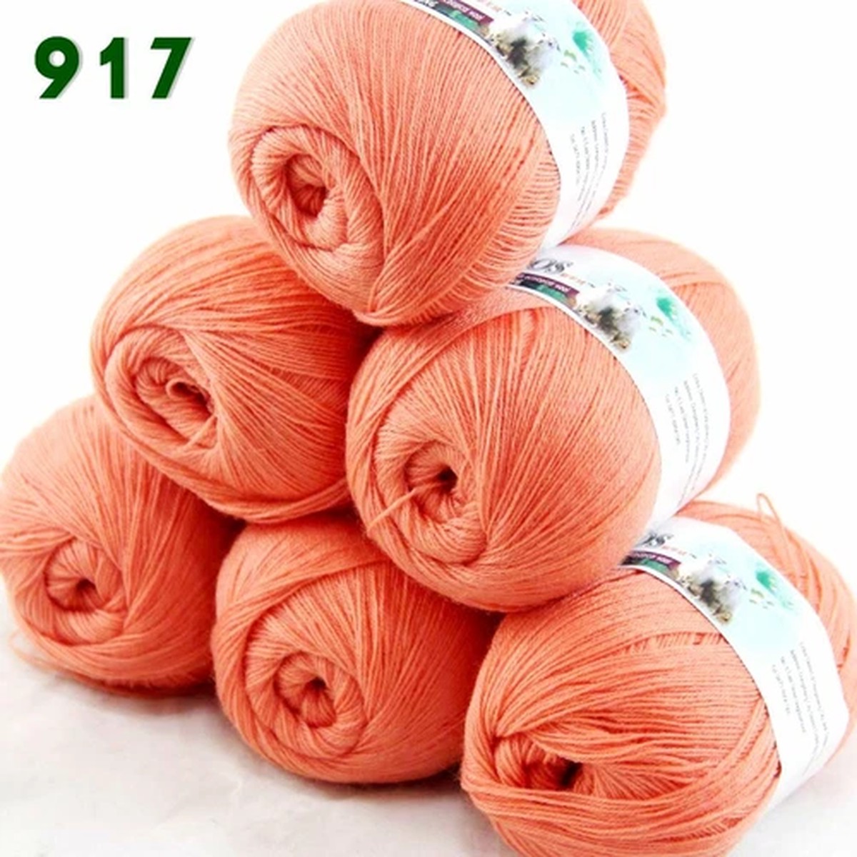 Sale 6 Ballsx50gr LACE Rugs Acrylic Wool Cashmere Hand Crochet Knitting Yarn 917