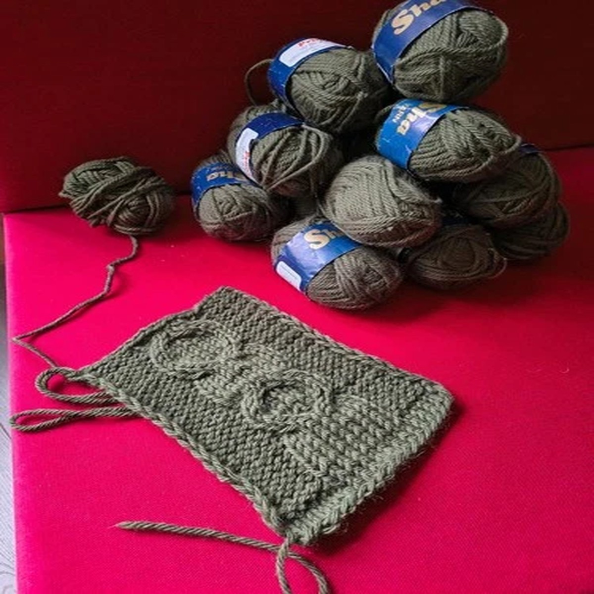 ShaSha Prince yarn. Lot of 16 skeins . 100% Virgin wool yarn.New. Discontinued.