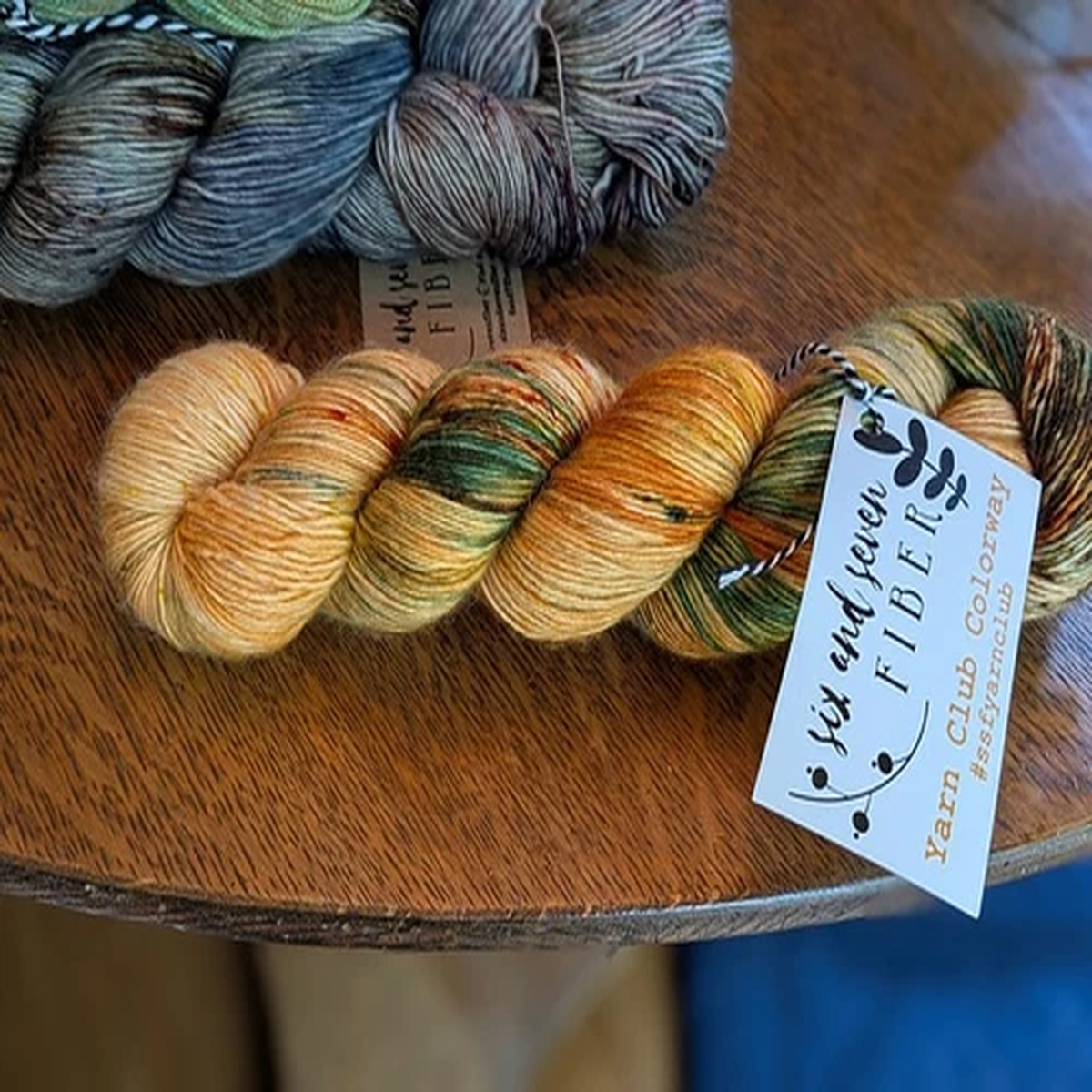 Six and Seven Fiber BARLEY 100g/400yds Single-ply Fingering 100% SW Merino Yarn
