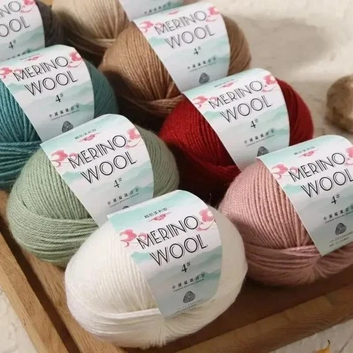 Soft 50g Merino Wool Yarn Ball Ideal for Diy Knitting and Crocheting Sweaters
