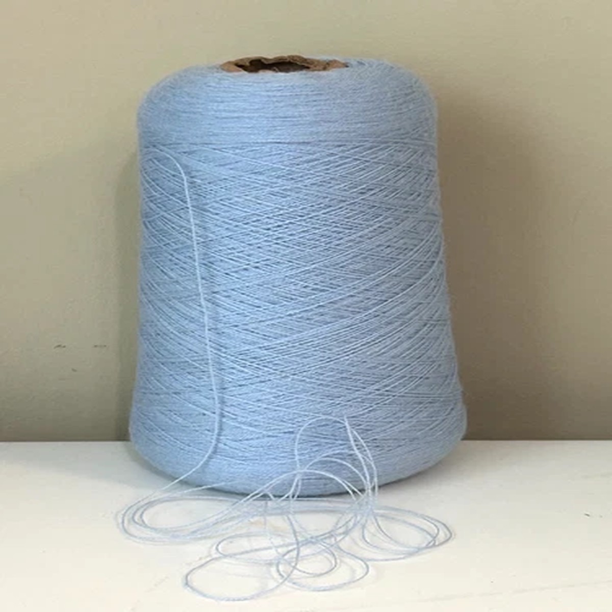Spool Cone SOFT 2/28 LACE Pure Peru BABY Alpaca Yarn 11.8oz 334g 5026 BabyBlue H