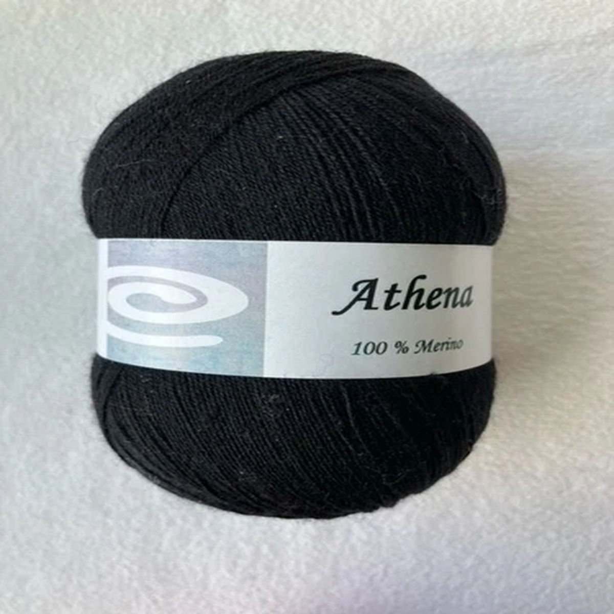 Elegant Yarns Athena 100% Merino Lace Yarn 800 yards Color 211 Black