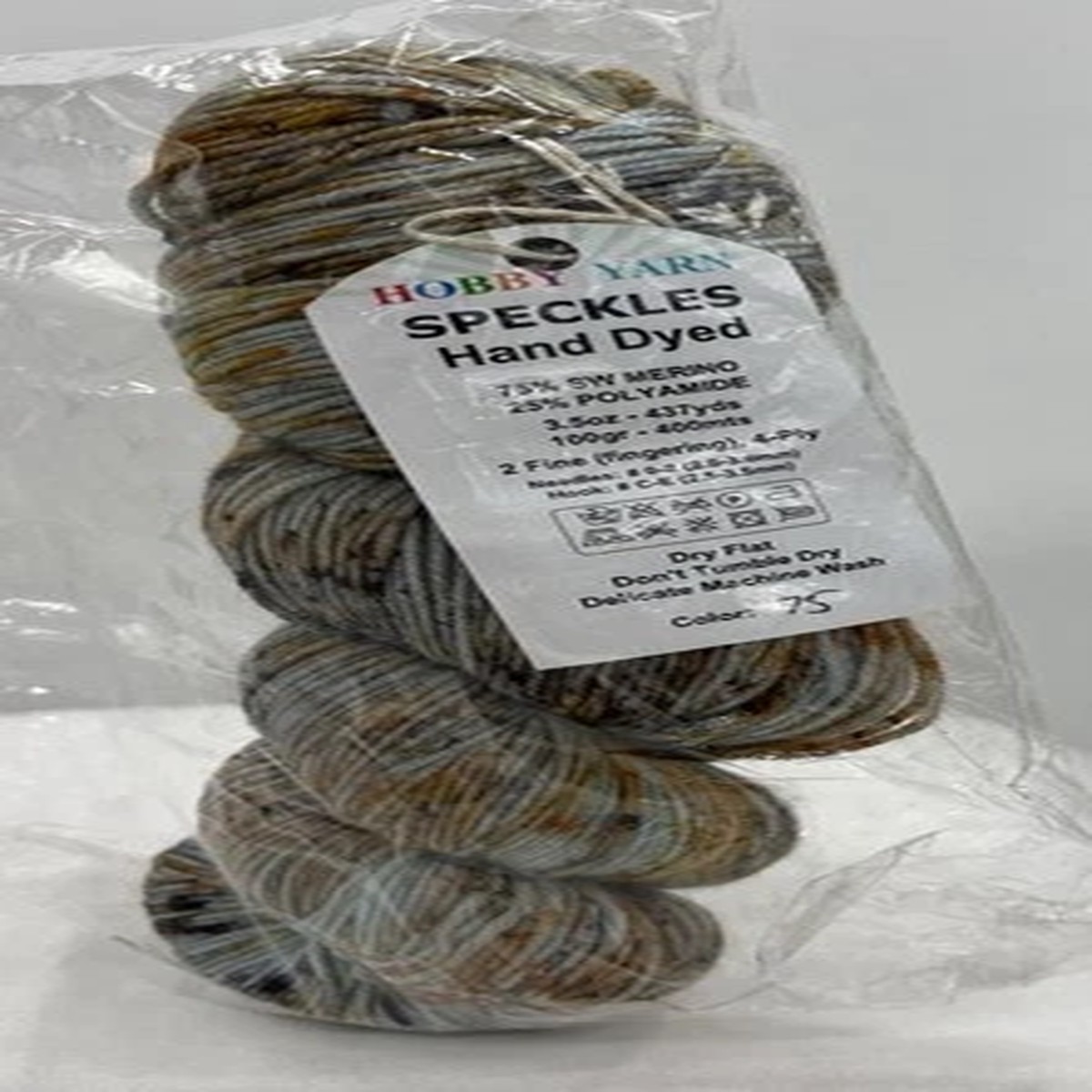 SPECKLES Hand Dyed Fingering Yarn Limited Edition 437 Yards Hobby Yarn 4-ply New