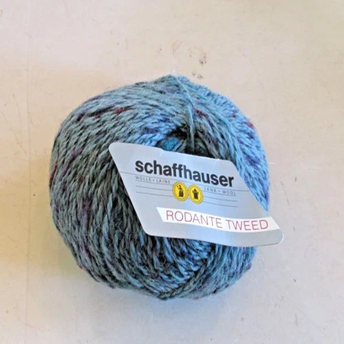 18 Skeins NEW schaffhauser Yarn Rodante Tweed Wool/Alpaca Knitting Green Blue