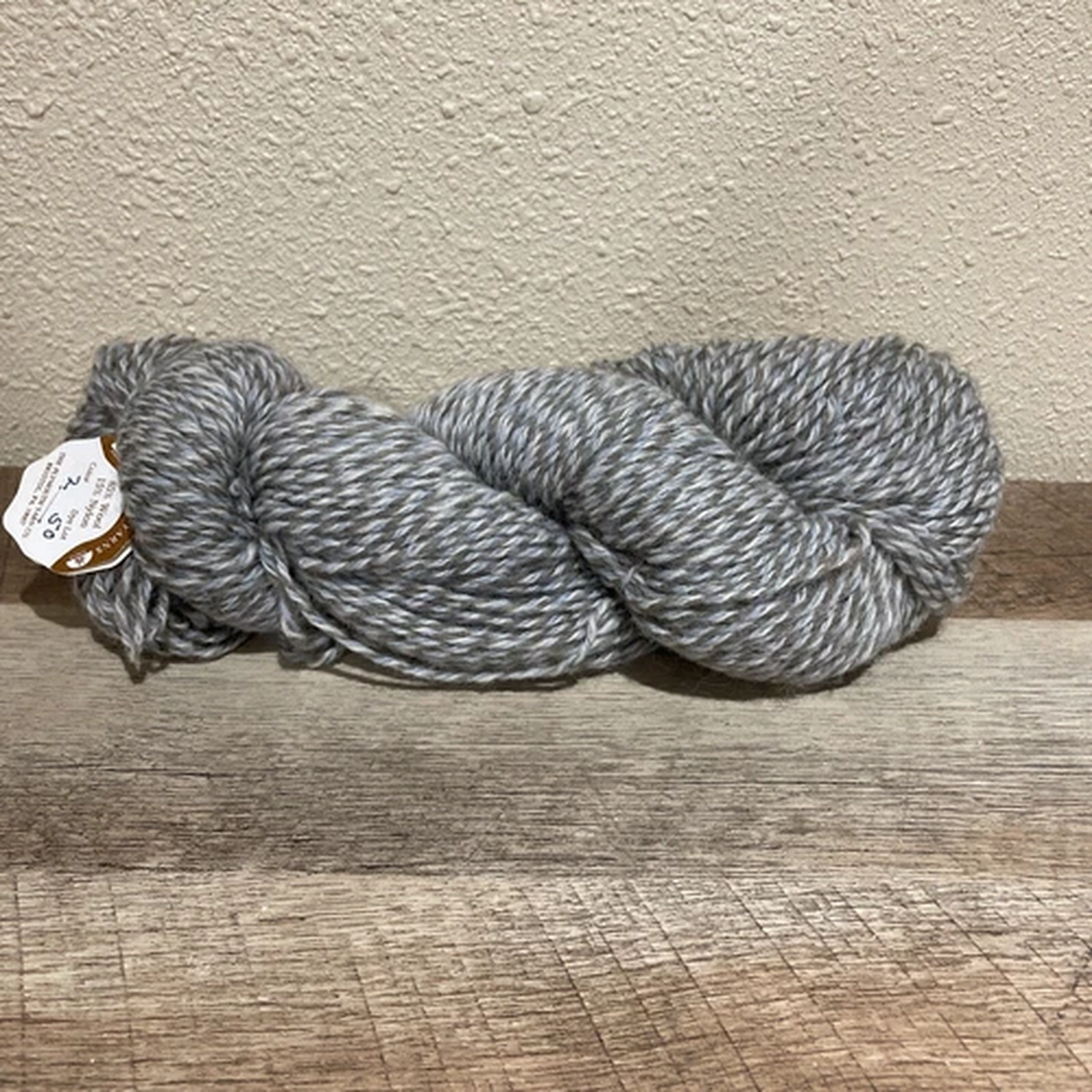Plymouth Yarns Blue White And Taupe 85% Wool Around 300 Yds Ragg Wolle