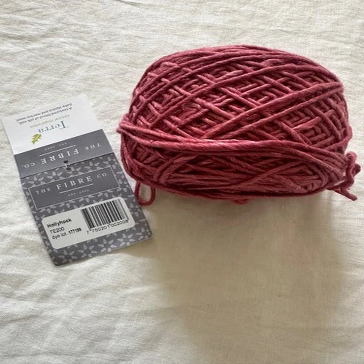 The Fibre Company Yarn ~ Terra~ Color-Hollyhock ~ 100 gr. / 196 yds.
