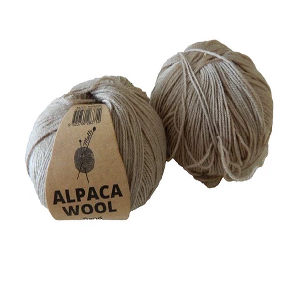 Yarn MALLI Alpaca Wool Beige SAND Alpaca Polyester 4ply Lot Knitting Craft Hobby