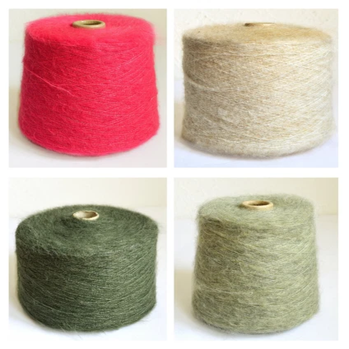 Italian Mohair - Lana Wool Knitting Yarns, 10.6 oz / 300 grams Balls or Cone