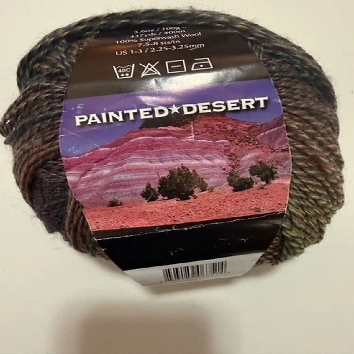 Knitting Fever Painted Desert. 1 ball of 437 yards, Fingering, Superwash Wool