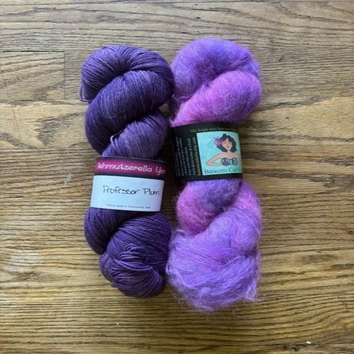 Schmutzerella Yarn Buxom Cat Knits Merino Laceweight Mohair Mulberry Silk Lot