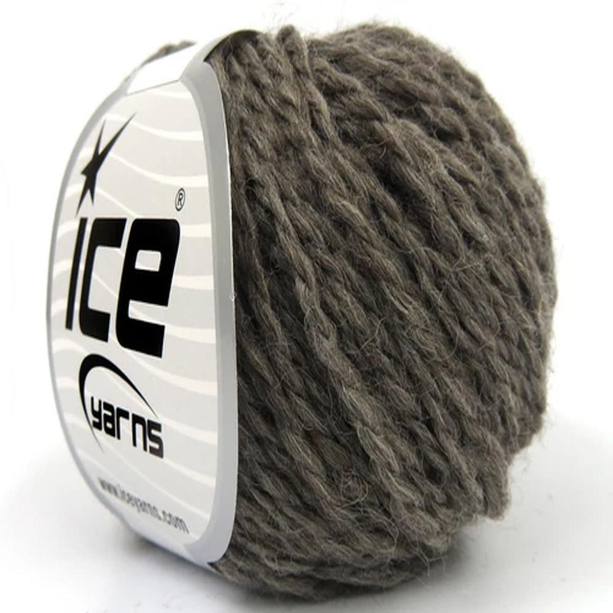 Taupe Brown Royal Wool 82347 Ice Yarns Wool Nylon Blend Worsted 50gr 109yds