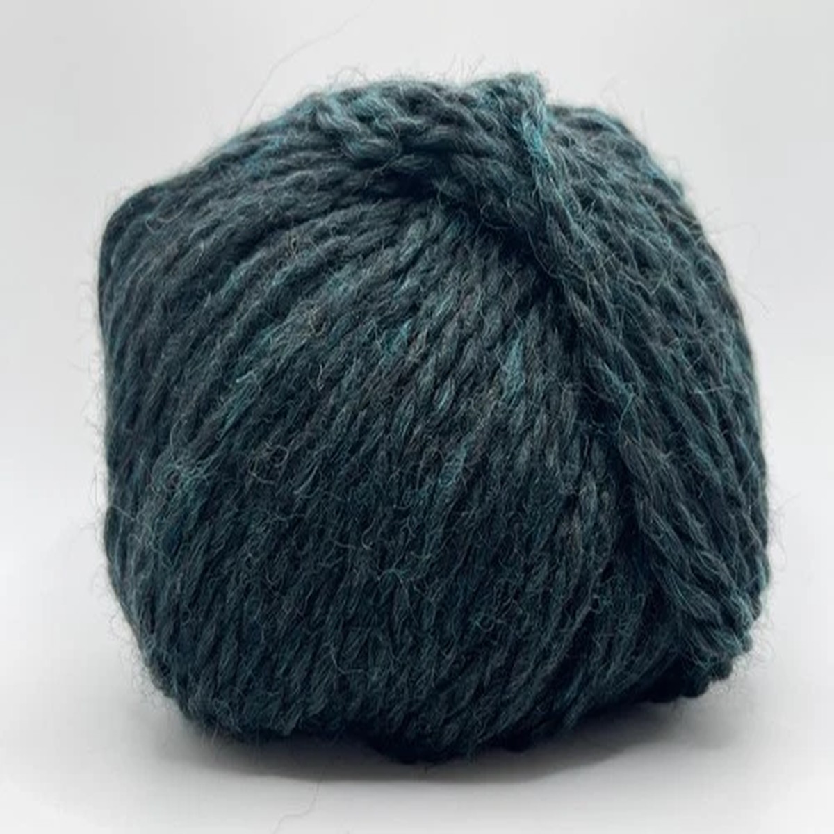 Teal Coal Royal Wool 82367 Ice Yarns Wool Nylon Blend Worsted 50gr 109yd