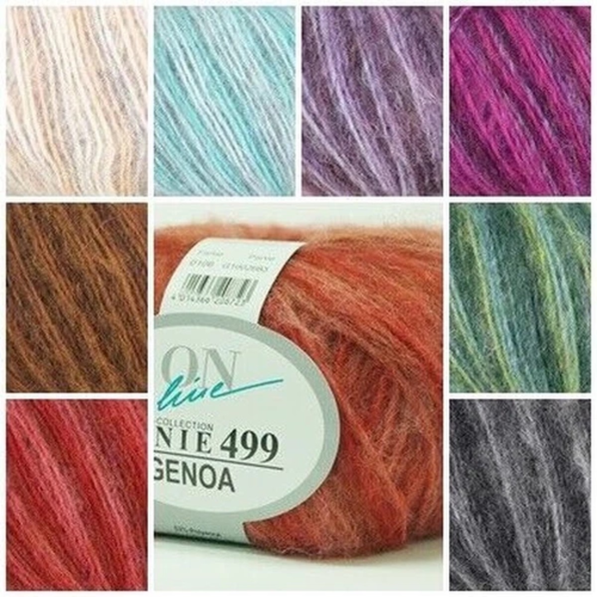 Wool Online Line 499 Genoa 50G Alpaca Acrylic Wool 150M