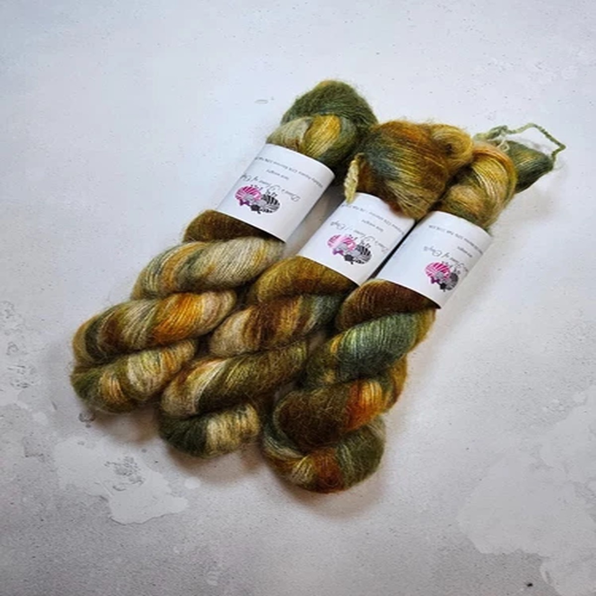 Yak Cloud yarn, Lace weight, 50 g, GOLDEN HOUR
