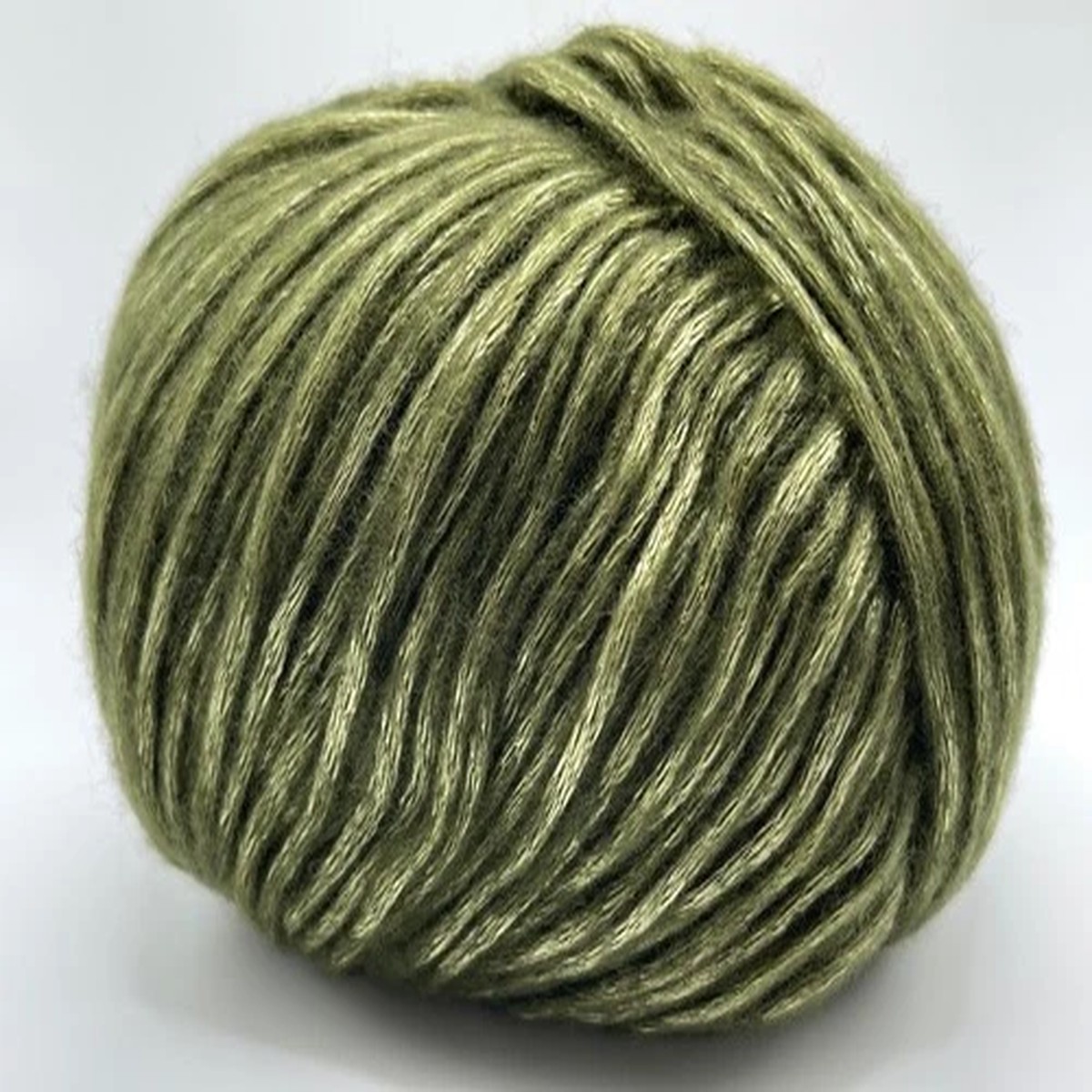 Green Disco Yarn 83815 Ice Yarns Shiny Merino Wool & Viscose Worsted 50gr 114yds