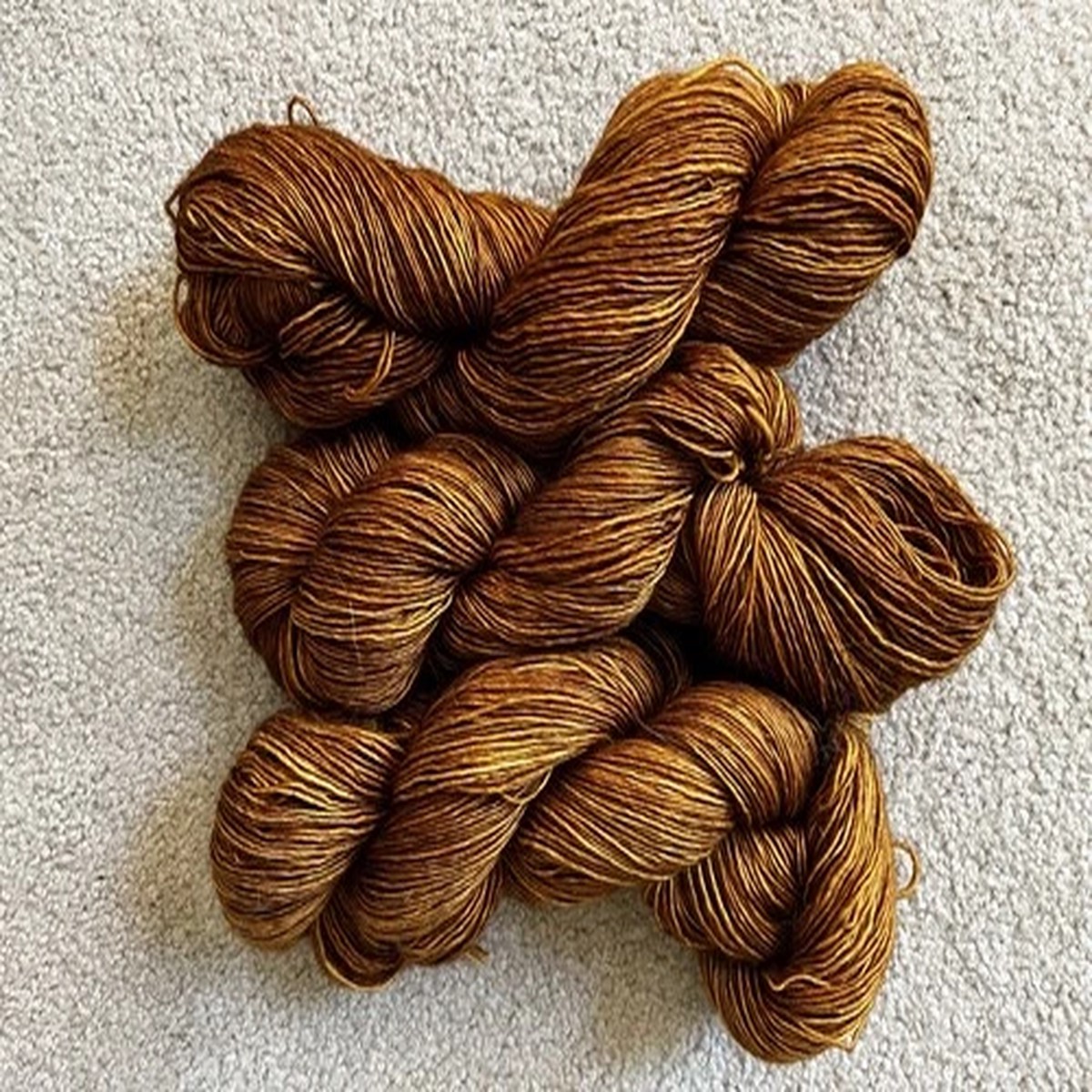 Madelinetosh Tosh Merino Light, Lot Of 3, Color Glazed Pecan