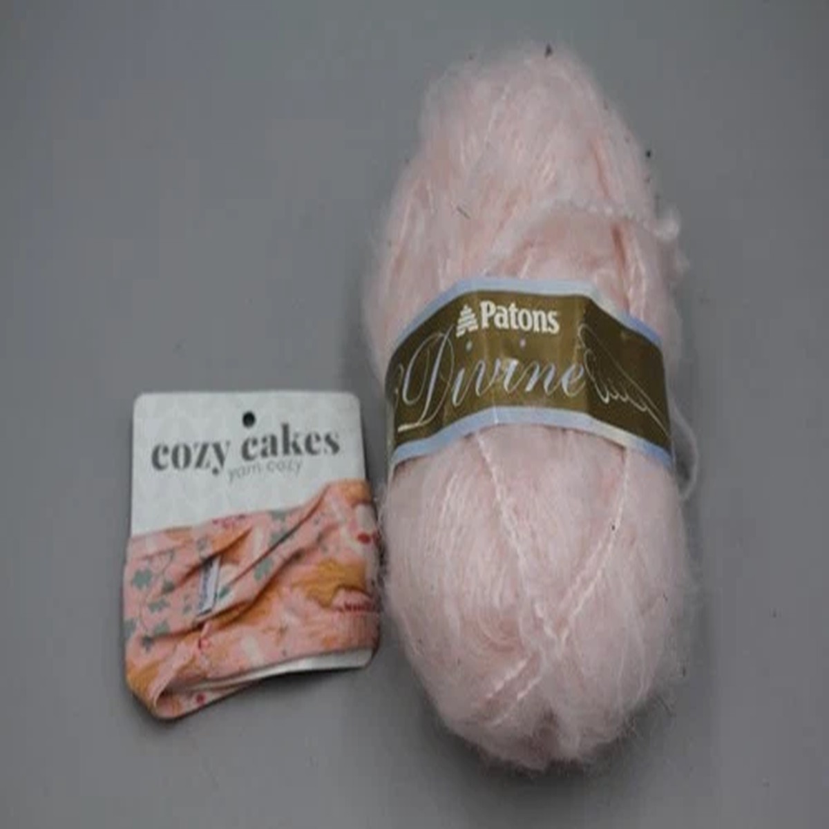 Patons Divine Mohair Chantilly Rose Pink Yarn #06406 Bulky 100g NEW w/Cozy Cakes