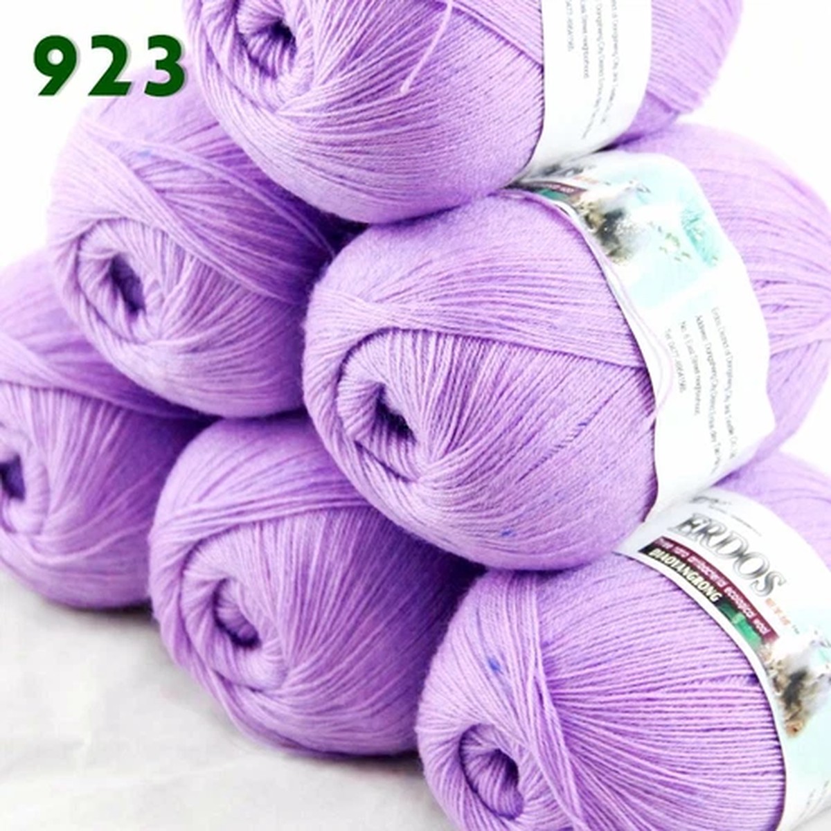 Sale 6 Ballsx50gr LACE Acrylic Wool Cashmere Rugs Hand Crocheted Yarn 23