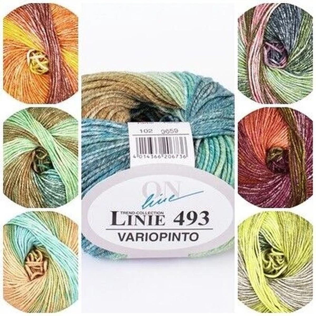 Wool Online Line 493 Variopinto 50g Cotton Viscose