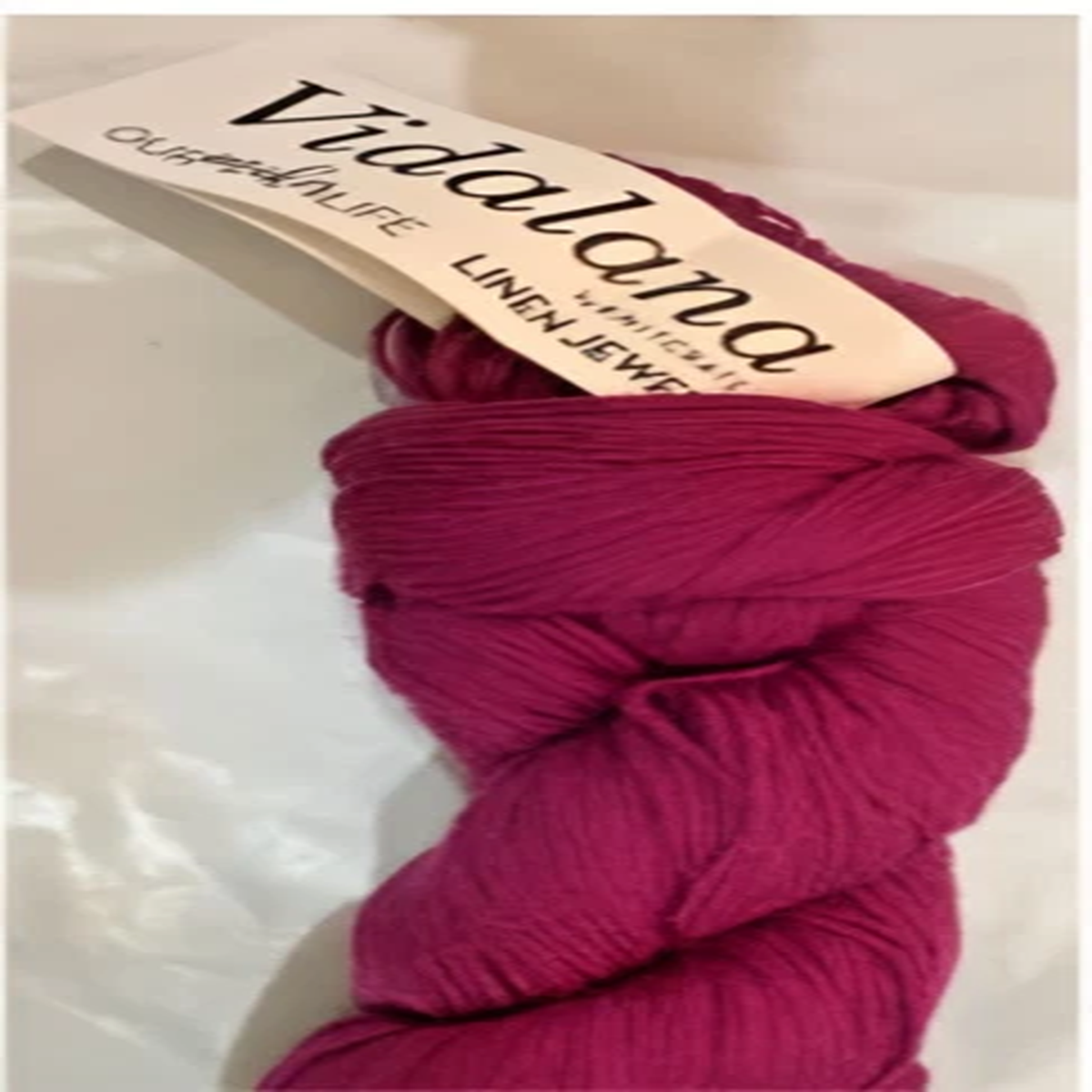 KNITCRATE VIDALANA Linen Jewel Yarn, 3 colors available, merino,silk,linen blend
