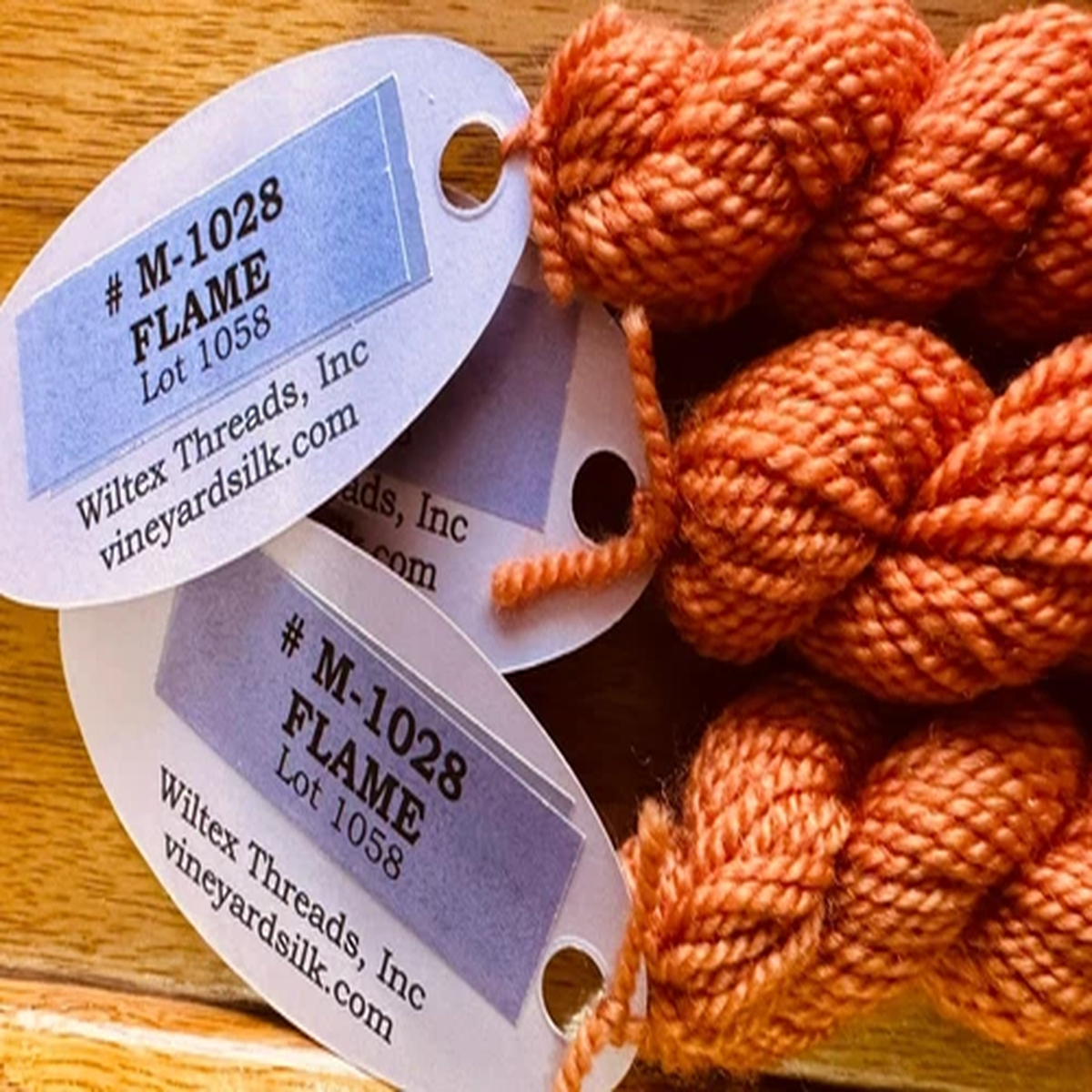 Vineyard Silk 100% Merino wool Flame M-1028 DYE LOT 1058 set of 3 ZZ