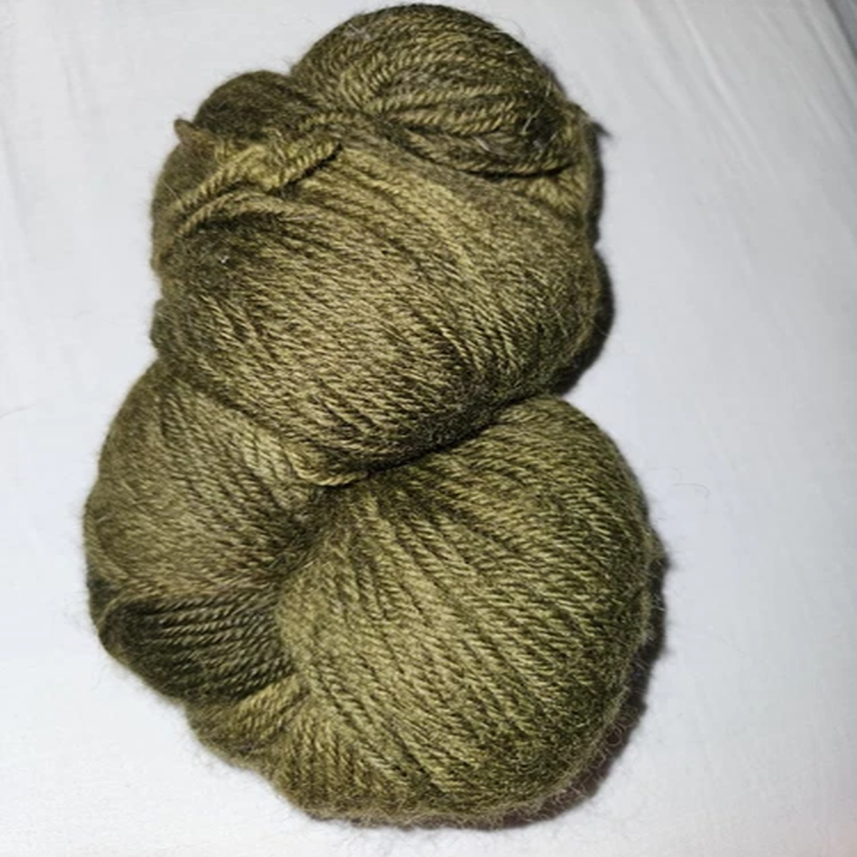 Hand Dyed Wool Yarn, Colorway: Bark Brown, 100g