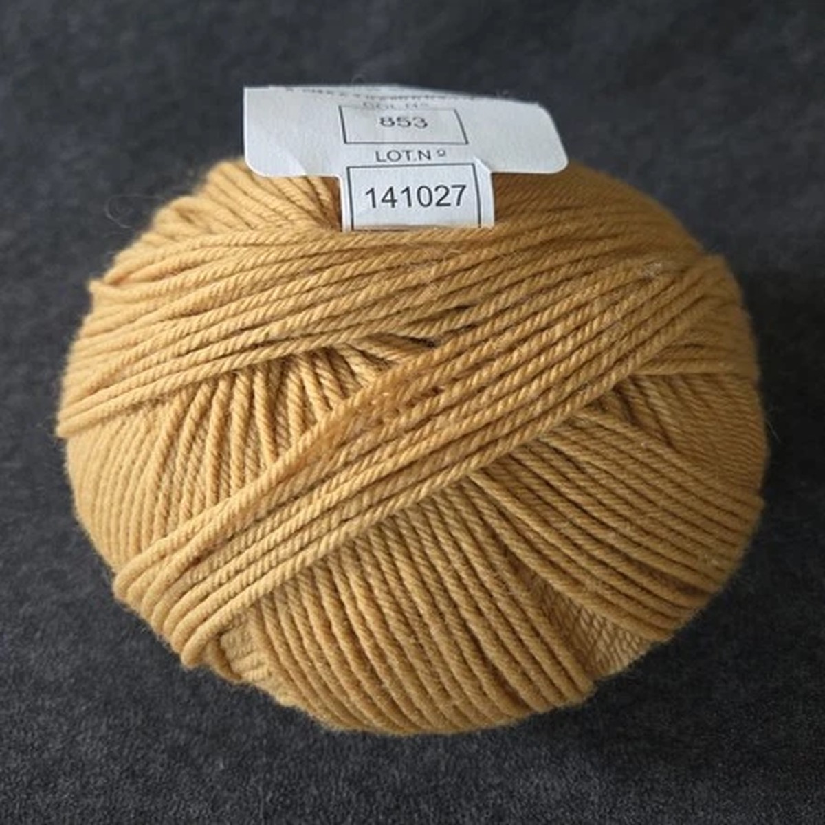 LOT Cascade Yarns 220 Superwash Wool Yarn 100g No. 853 Golden Mustard