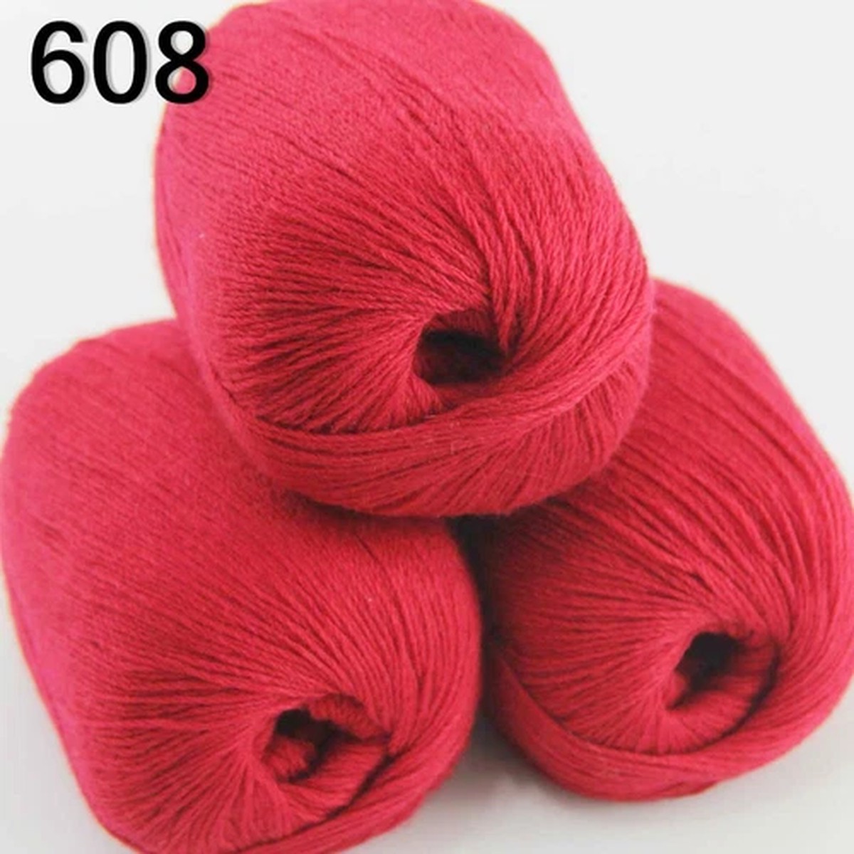 New Sale Soft 3 Skeins x50g Pure Cashmere Rug Shawls Hand DIY Knit Wool Yarn 08