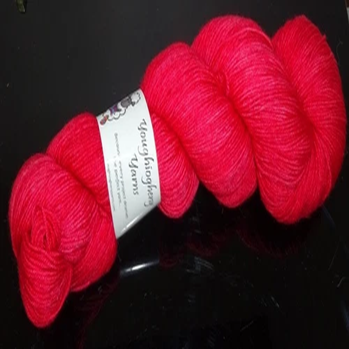 Youghiogheny Hand Dyed Mon Sock Yarn 460 Yards 3.5 oz. Wool & Nylon CHERRY RED