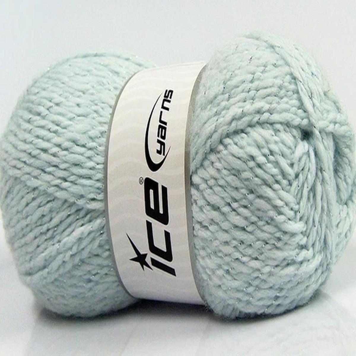 Baby Blue Baby Wool Glitz Ice 67621 Bulky Soft Sparkly Wool Acrylic Yarn 100gr