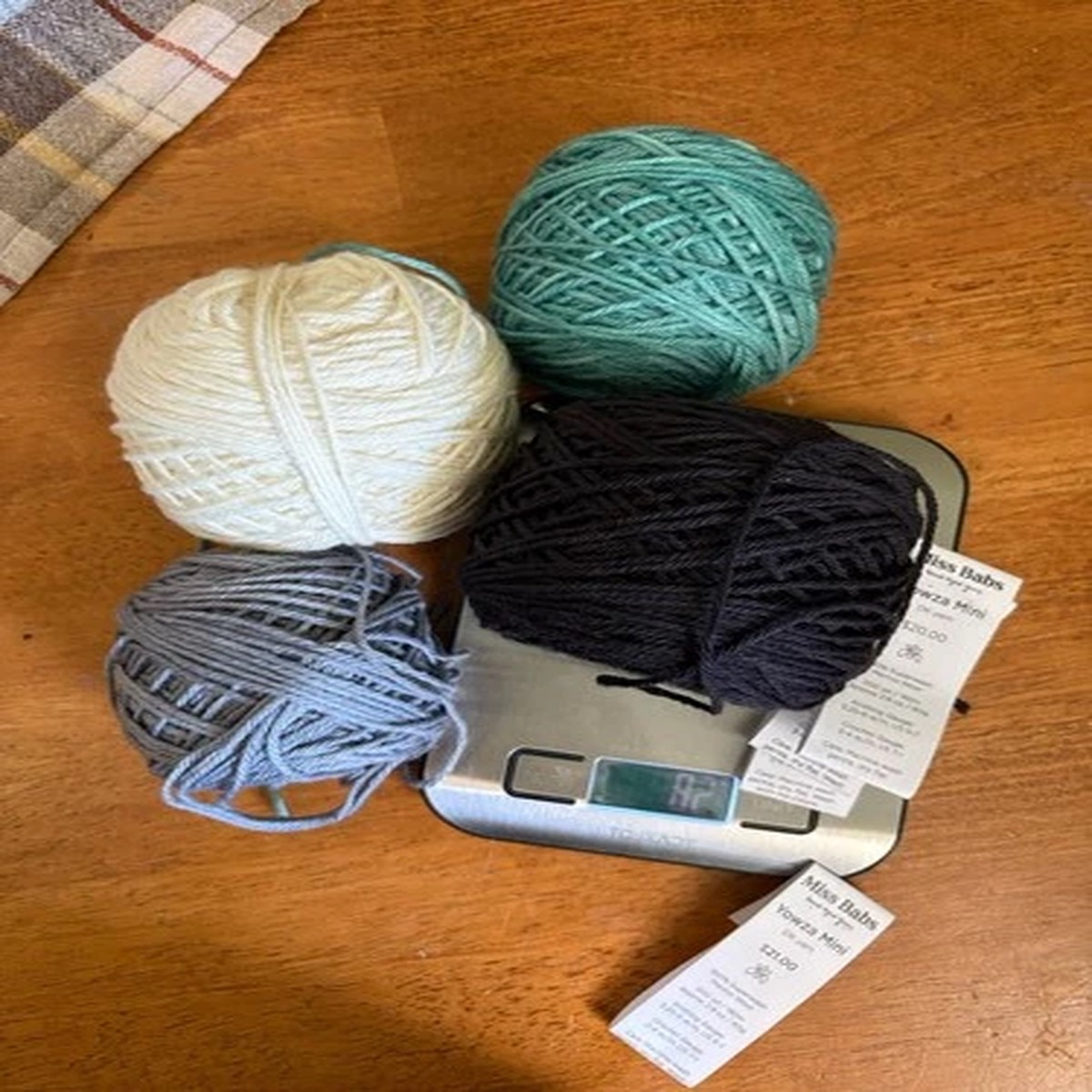 Miss Babs Yowza Mini 100% Superwash Merino Wool Lot Of 4 Skeins