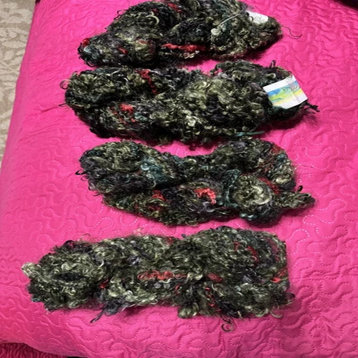 Mohair Yarn Hand spun Bulky