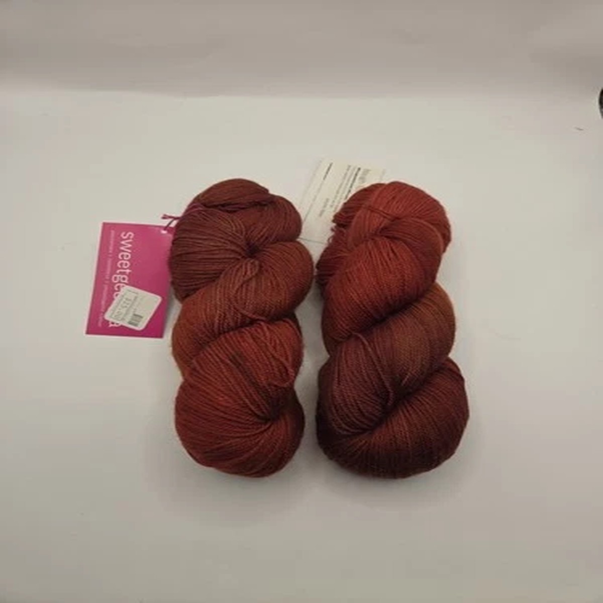 2 Skeins SweetGeorgia Yarns Tough Love Sock Autumn Flame 80% Superwash Wool, 20%
