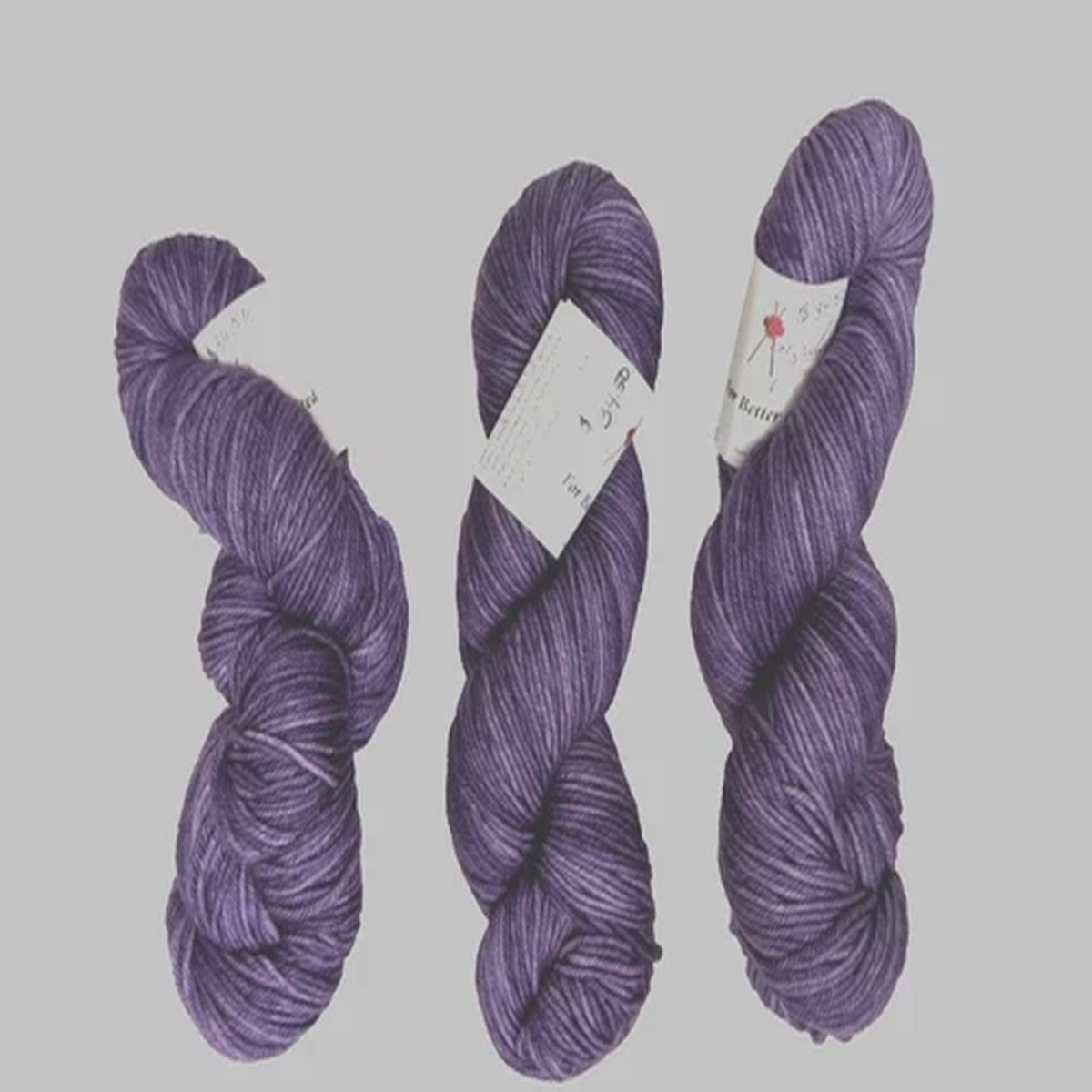 ANZULA "For Better or Worsted" - Color: GRAPE - Light Purple - 3 available