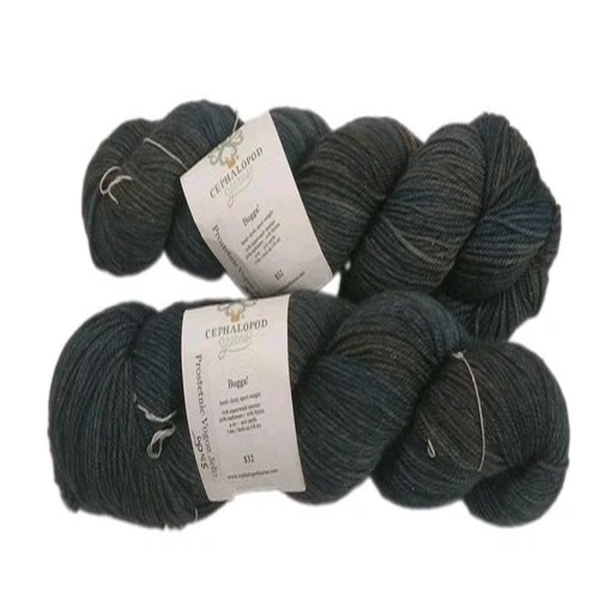 Cephalopod Yarns Bugga! Hand-Dyed Sport Weight Yarn "Prostetnic Vogon Jeltz" HTF