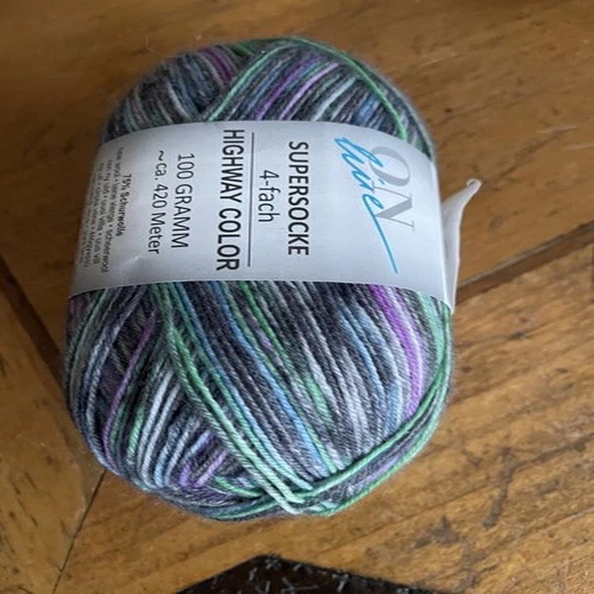 OnLine Supersocke Highway Color Washable Wool Sock Yarn 3084