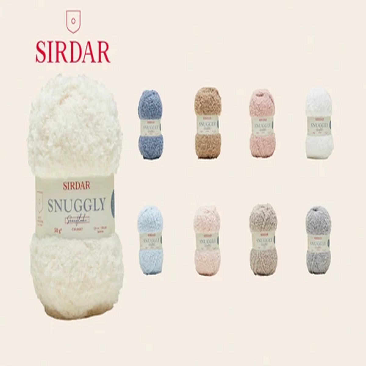 Sirdar Snowflake Chunky 50g Wool All Colours - Chunky Knitting Crochet Yarn