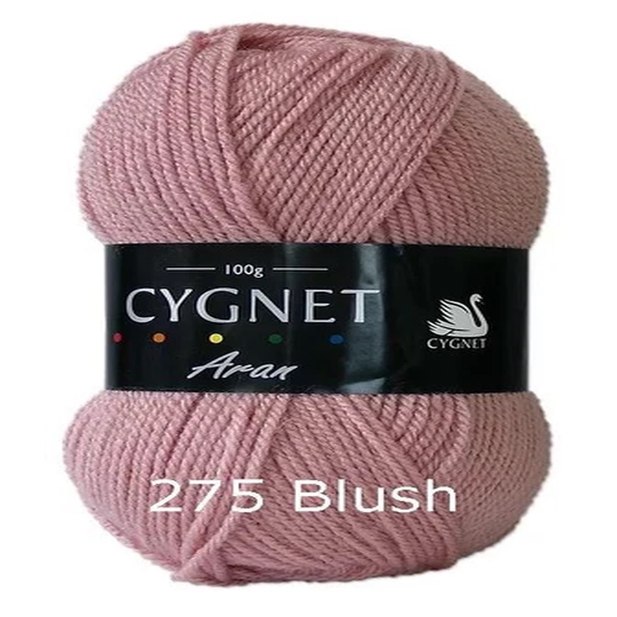 Cygnet Aran 275 Blush 100g Wool Yarn
