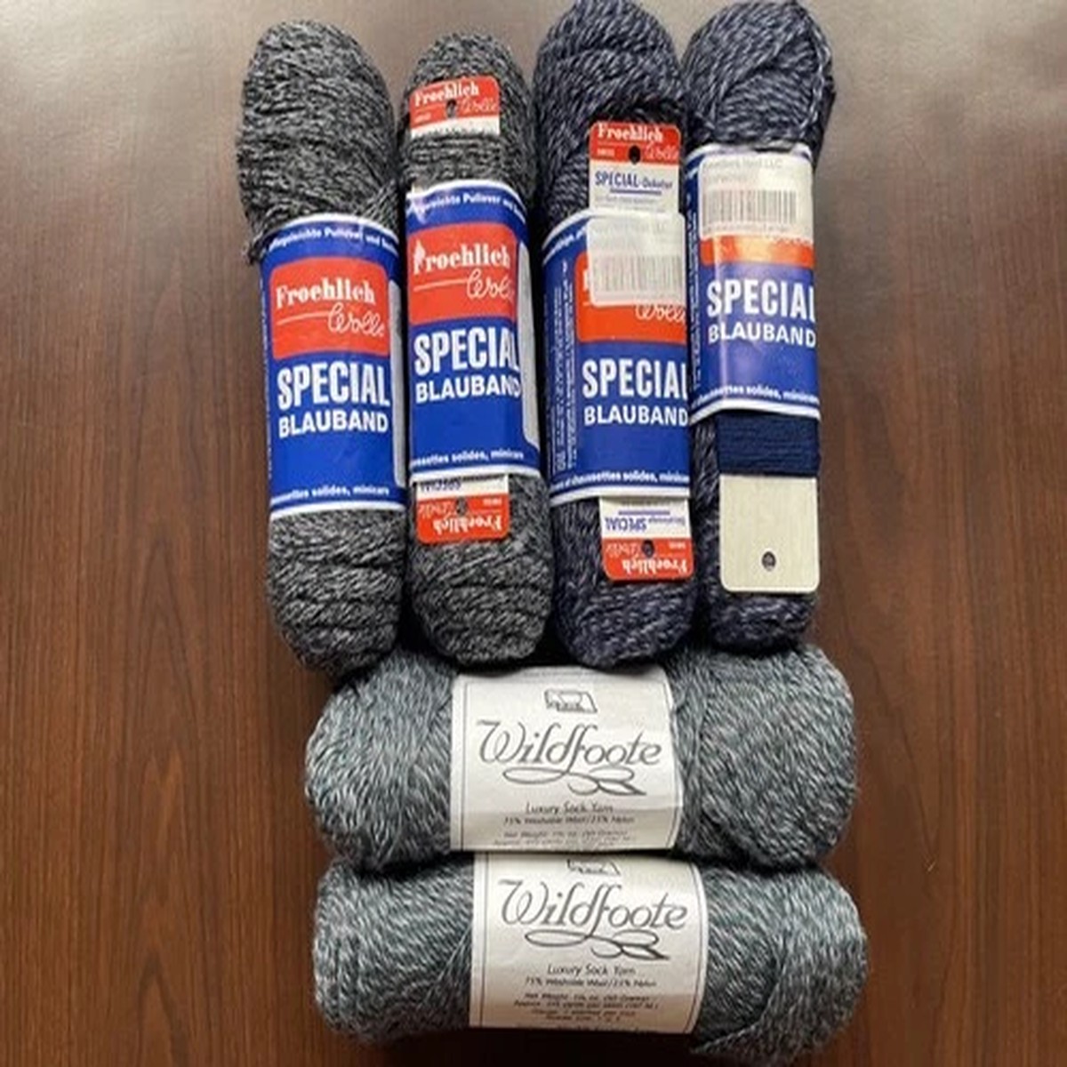 FROEHLICH WOOL & WILDFOOTE Sock Lot of 6