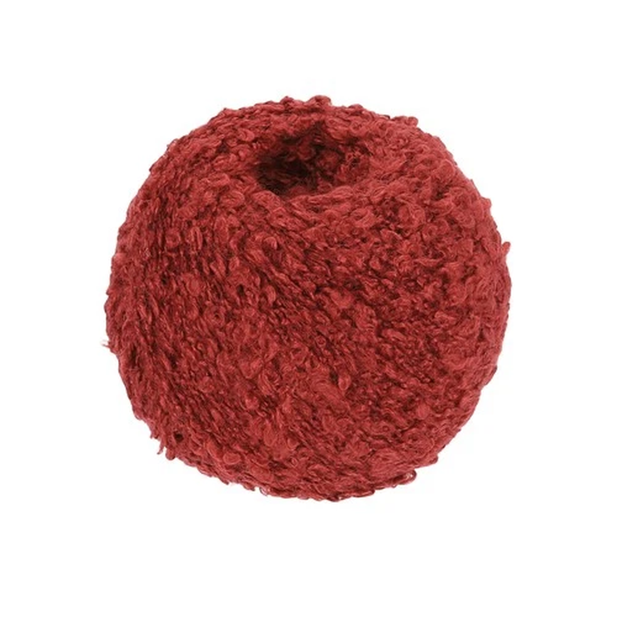 Wool Acrylic Fancy Loop Yarn, Wool Roving Yarn(50 Grams, Burgundy)