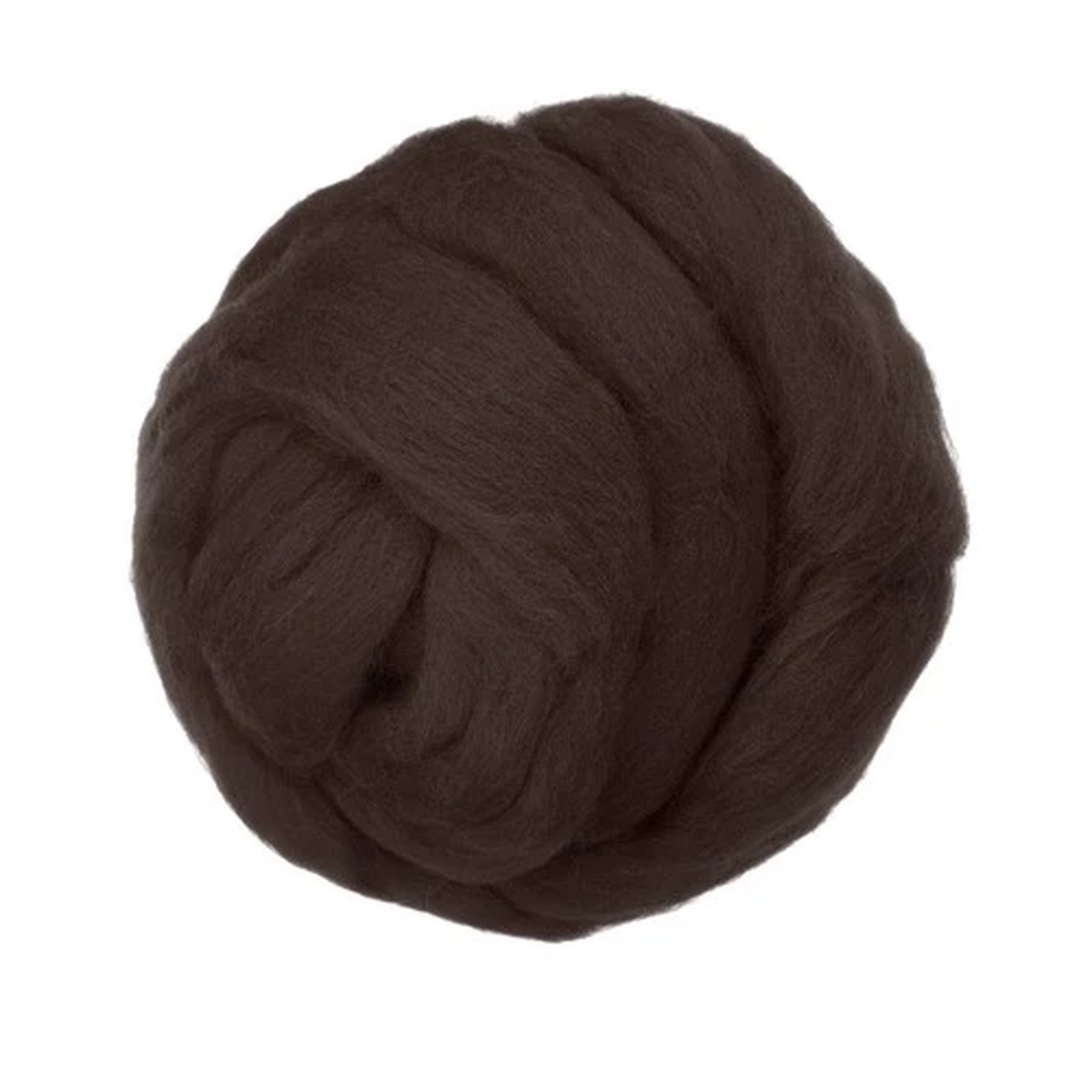 Wool Roving Yarn, 150G/5.3OZ Felting Wool Pure Roving Yarn, Dark Brown