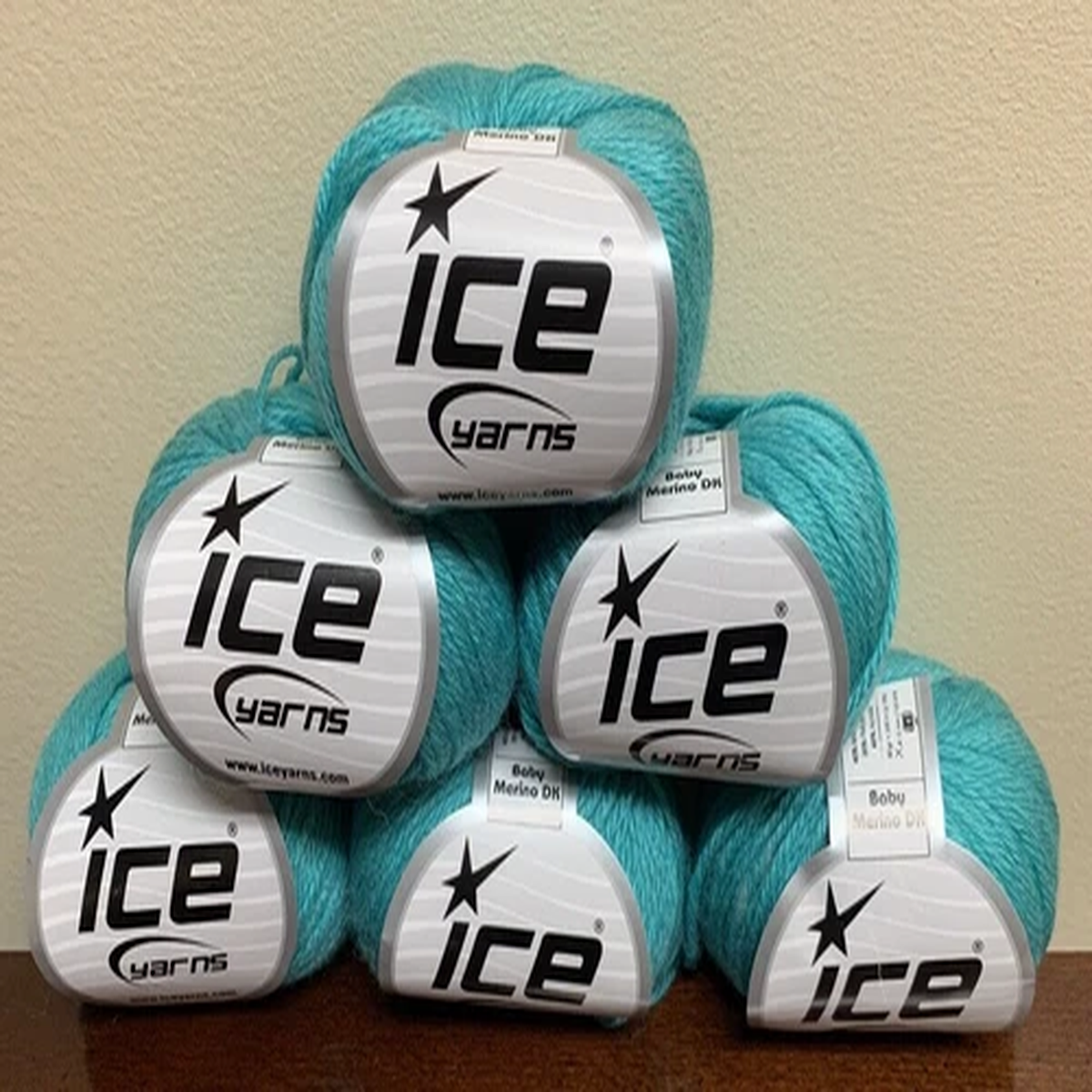Ice Yarns Baby Merino Soft 50 g Merino Wool Polyamide Acrylic - Teal Turquoise