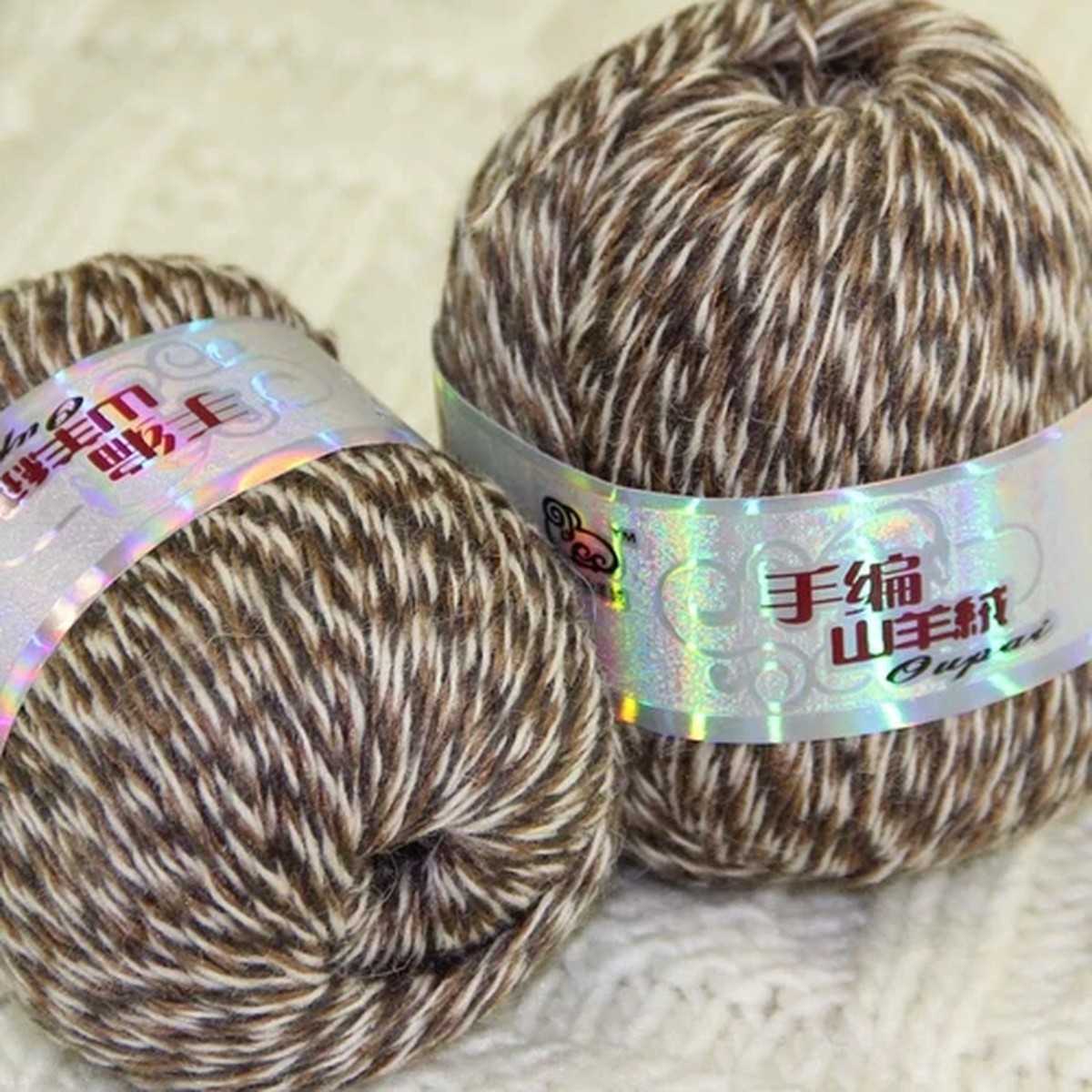 New Sale Soft 2 Skeins x50g Pure Cashmere Rug Shawls Hand DIY Knit Wool Yarn 30