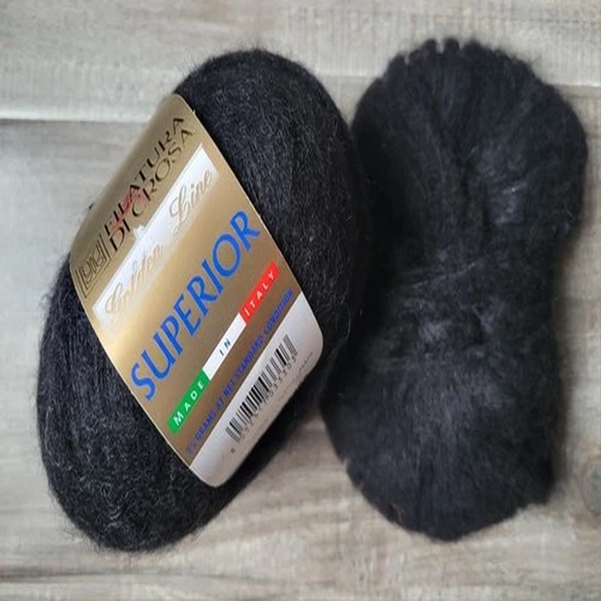 Filatura di Crosa Golden Line Superior Cashmere Silk Lace Yarn Lot Black