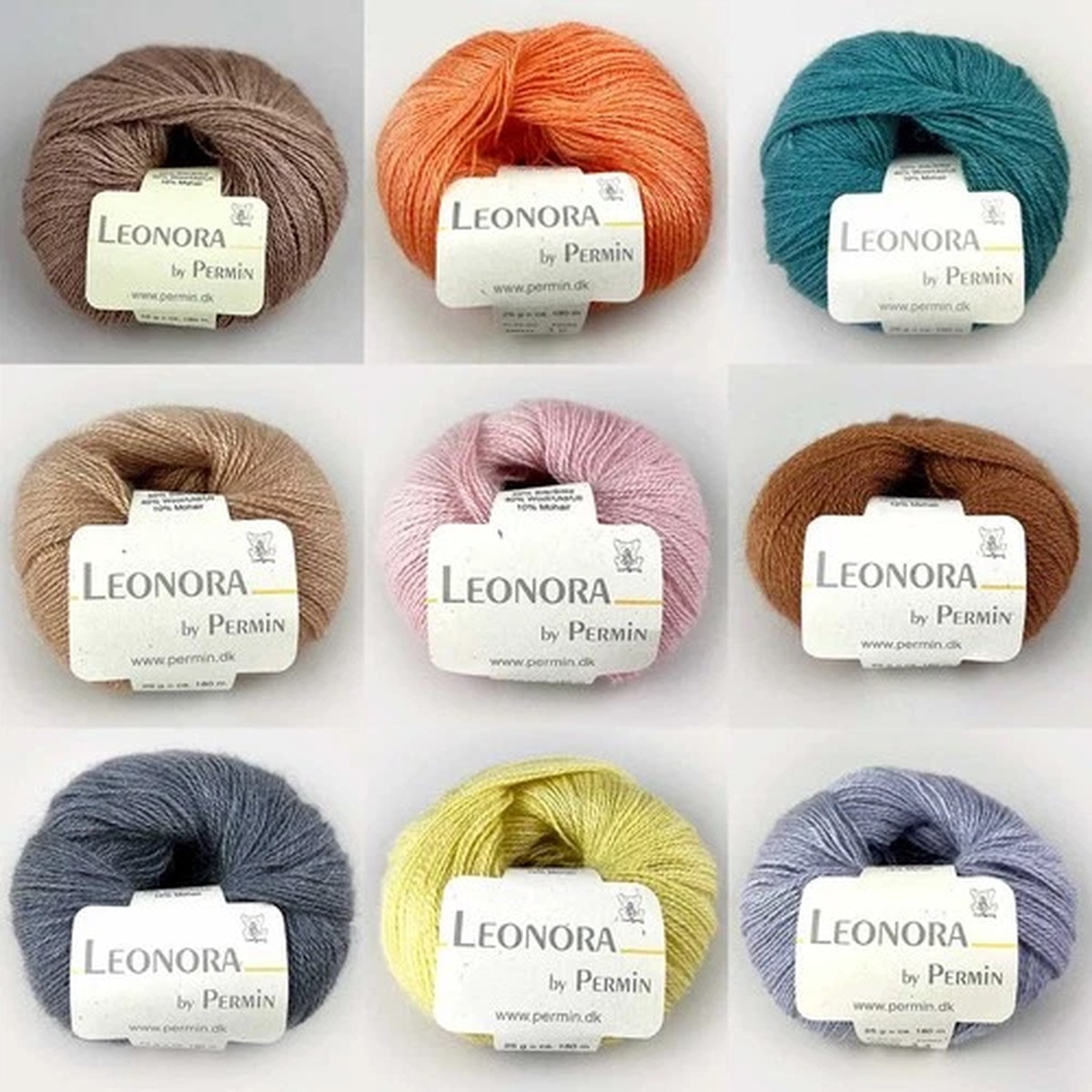 Leonora by Permin Luxury Silk, Wool & Kid Mohair Yarn