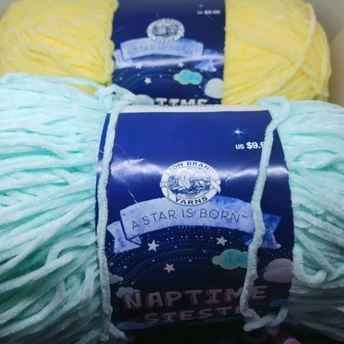 Lot of 2 Lion Brand Yarn Naptime Sieste DISCONTINUED 8.5 oz Skeins 100% Polyeste
