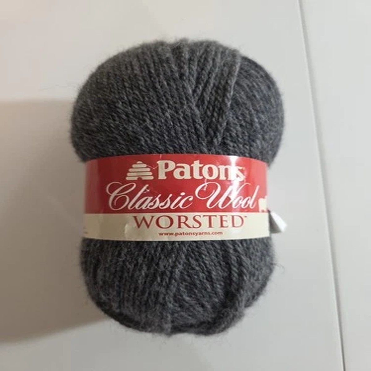Patrons Classic Worsted Wool Ball - Dark Grey Mix