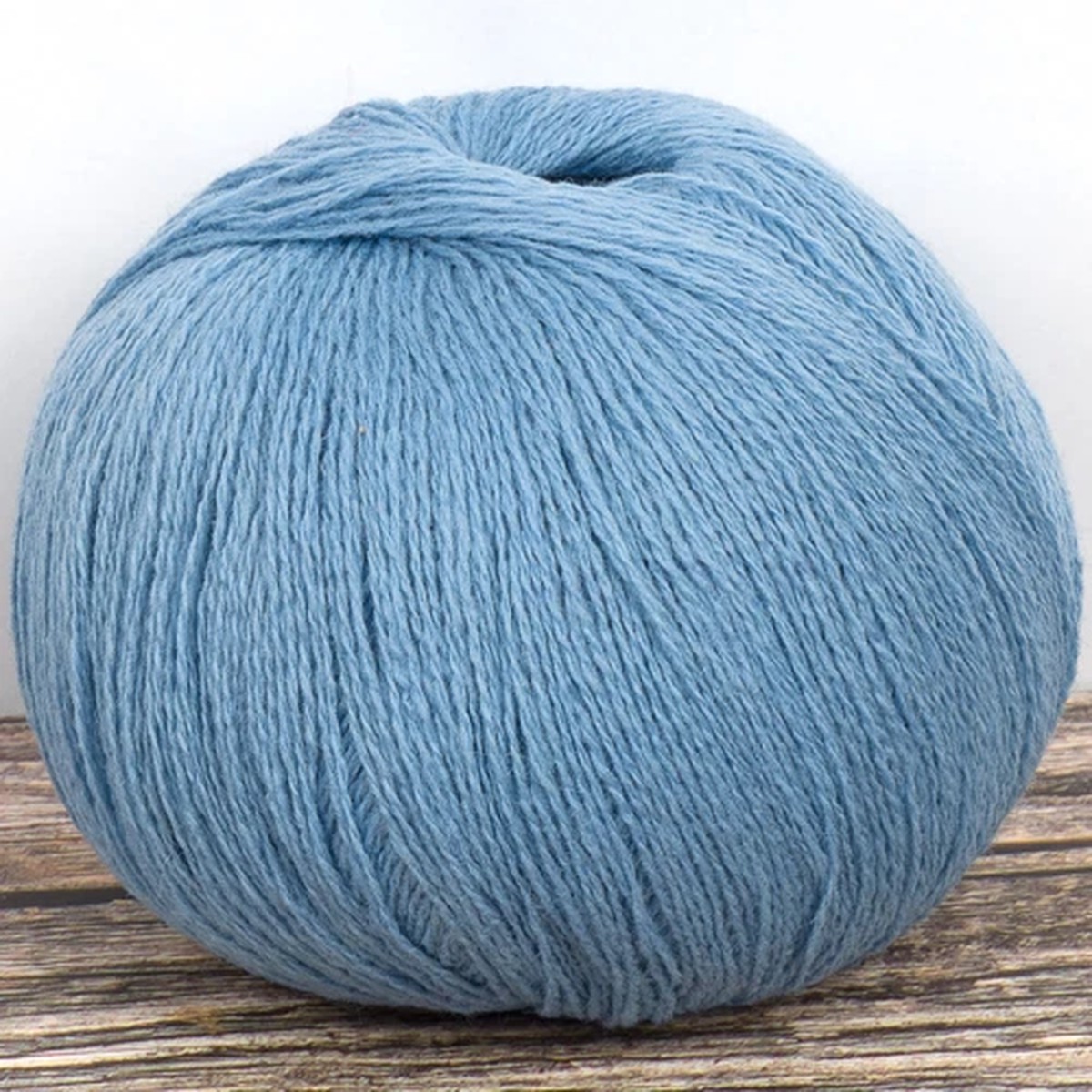 Merino Lace Yarn (Dyed Air Force Blue) 50g 400m 2 ply Wool Knitting Crochet