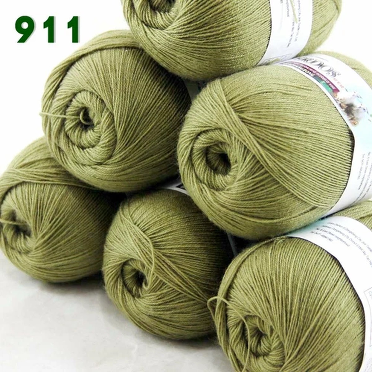 Sale 6 Ballsx50gr LACE Acrylic Wool Cashmere Rugs Hand Crocheted Yarn 11