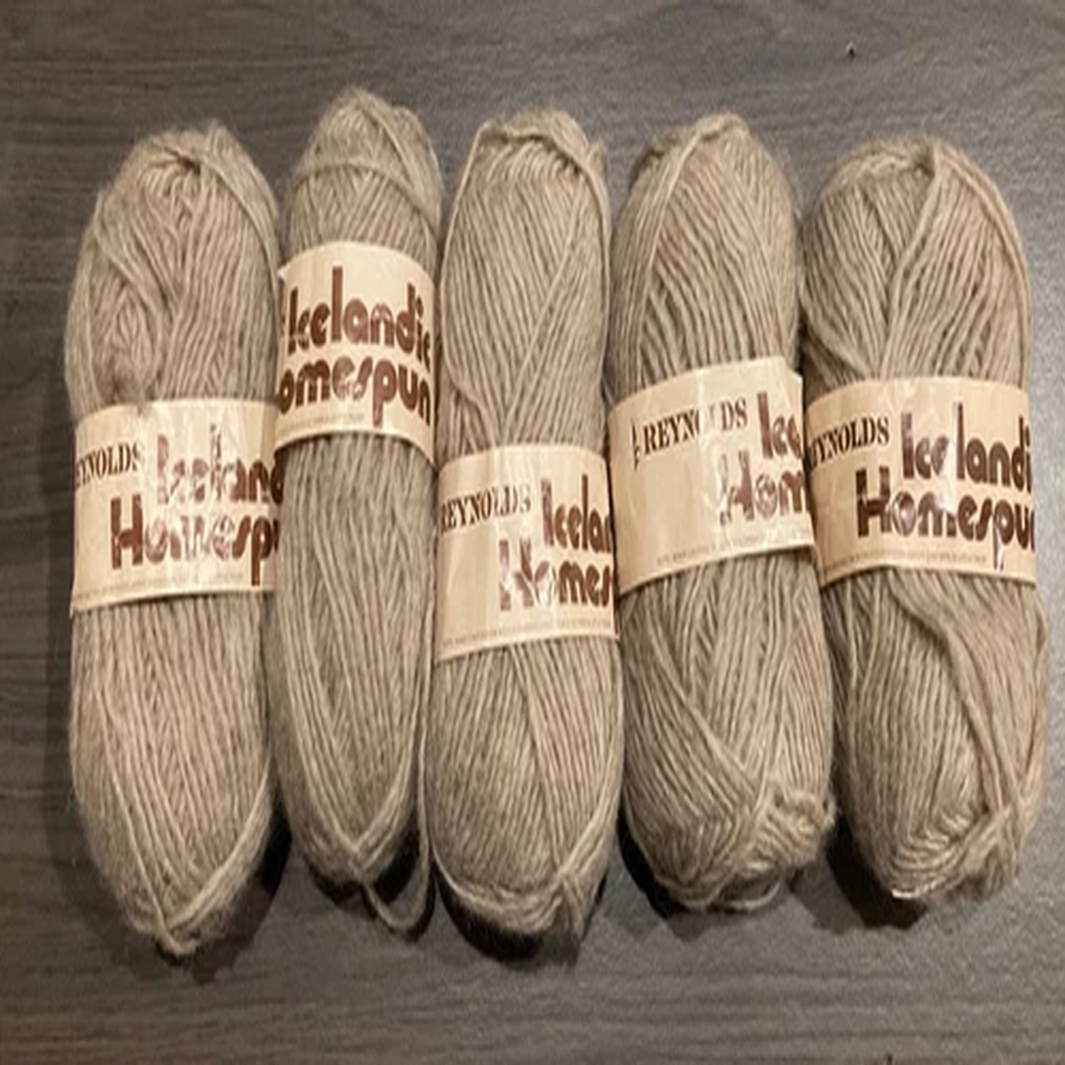 5 Skeins Reynolds Icelandic Homespun 100% Pure Virgin Wool Color 403